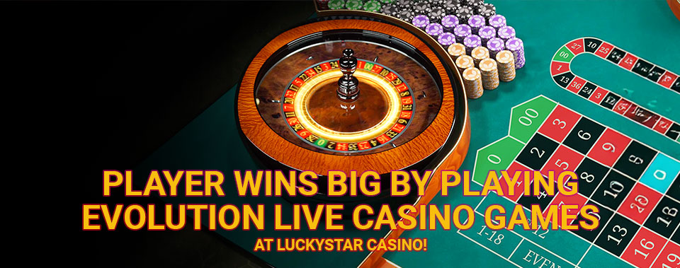 Player wins big by playing Evolution Live Casino games!